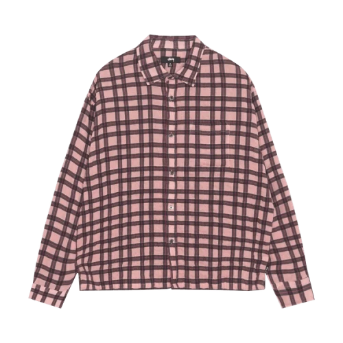 Stussy Sonoma Plaid Shirt 'Pink'