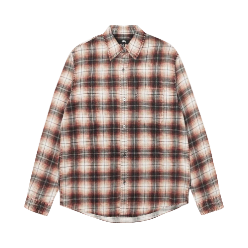 Stussy Matthew Printed Shirt 'Umber'
