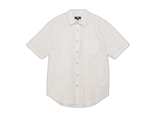 Stussy Wavy Striped Shirt White/Natural Stripes