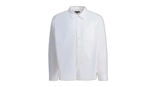 Stussy Oxford Long Sleeve Shirt White
