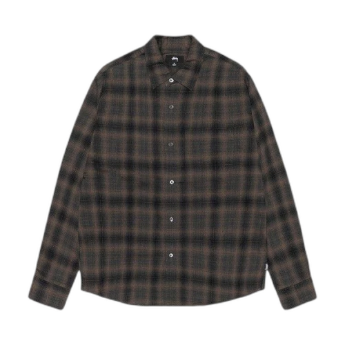 Stussy Matthew Printed Shirt Brown