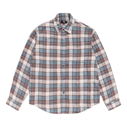 Stussy Matthew Plaid Shirt Brown