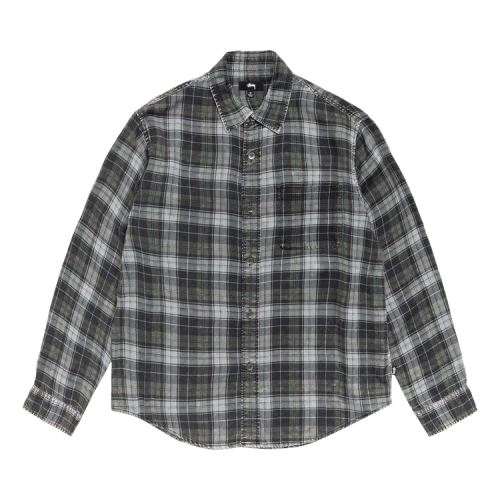 Stussy Matthew Plaid Shirt 'Charcoal'