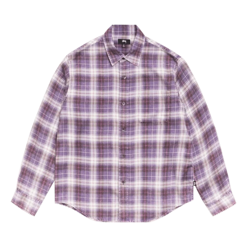 Stussy Matthew Plaid Shirt Lavender