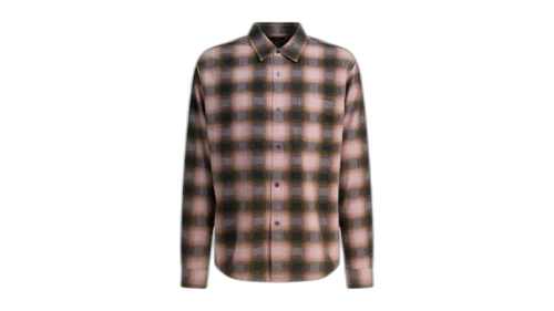 Stussy June Plaid Shirt Pink
