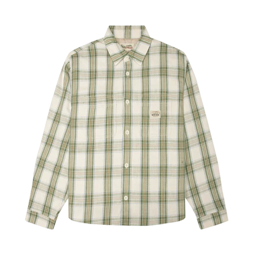 Stussy Lau Plaid Shirt 'Off White'