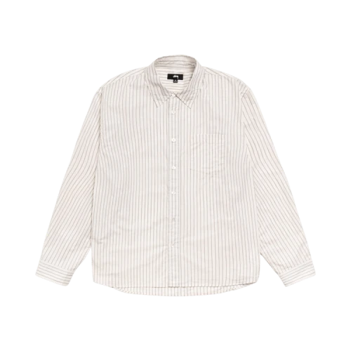 Stussy Standard Shirt 'Natural Stripe'