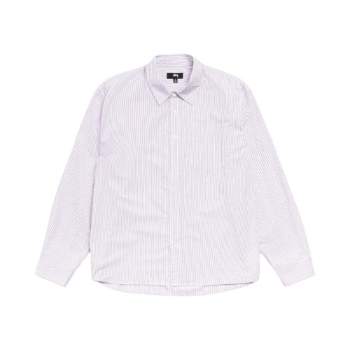 Stussy Standard Shirt 'Purple Stripe'