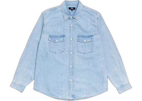 Stussy Denim Western Shirt Light Denim