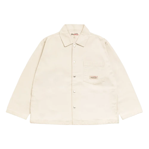 Stussy Canvas Work Overshirt 'Bone'