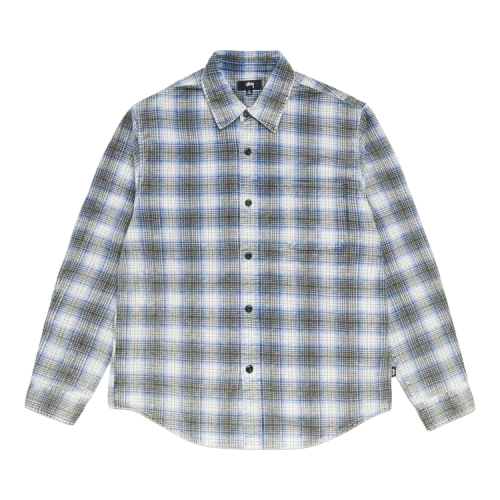 Stussy Dax Printed Shirt 'Blue'