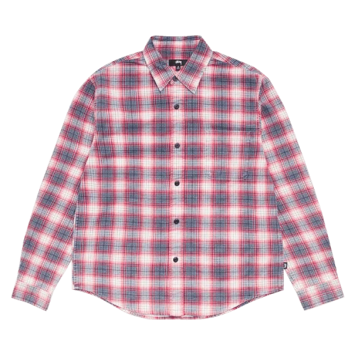 Stussy Dax Printed Shirt 'Red'