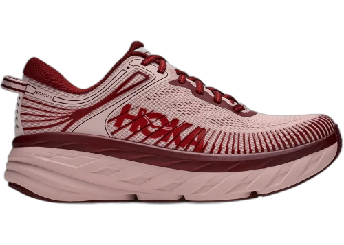 Hoka One One Bondi 7 Pink Opal Varsity Burgundy (Women's)