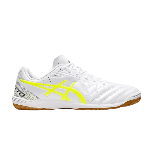 Asics Calcetto WD 8 2E Wide 'White Safety Yellow'