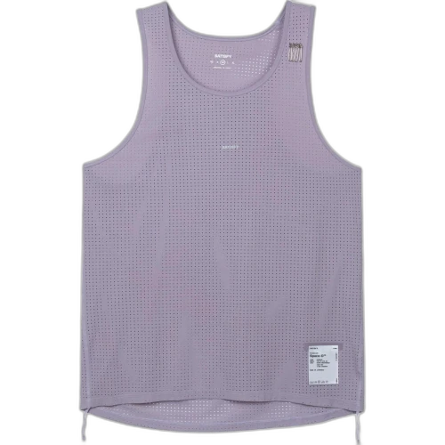 Satisfy Tank Tops Men's Purple Crew Neck Moderate