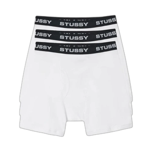 Stussy Boxer Briefs (3 Pack) White