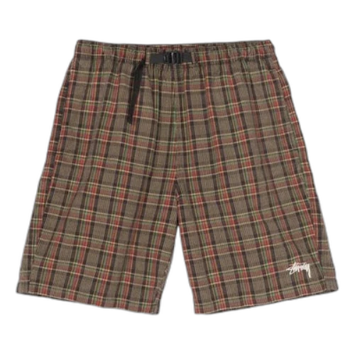 Stussy Nepal Plaid Mountain Short 'Brown'