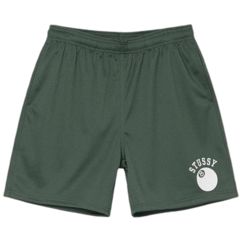 Stussy 8-Ball Mesh Shorts Forest