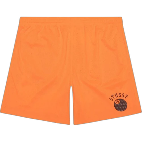 Stussy 8-Ball Mesh Shorts Orange
