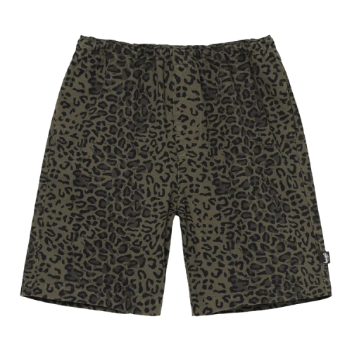 Stussy Leopard Beach Short 'Olive'