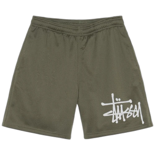 Stussy Big Basic Mesh Short 'Olive'