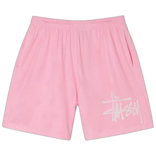 Stussy Big Basic Mesh Short Pink
