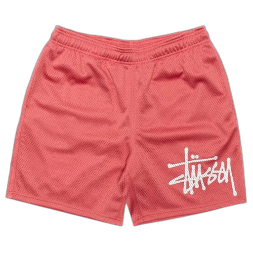 Stussy Big Basic Mesh Short 'Rose'
