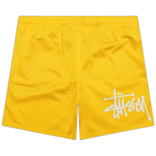 Stussy Big Basic Mesh Short 'Sulphur'