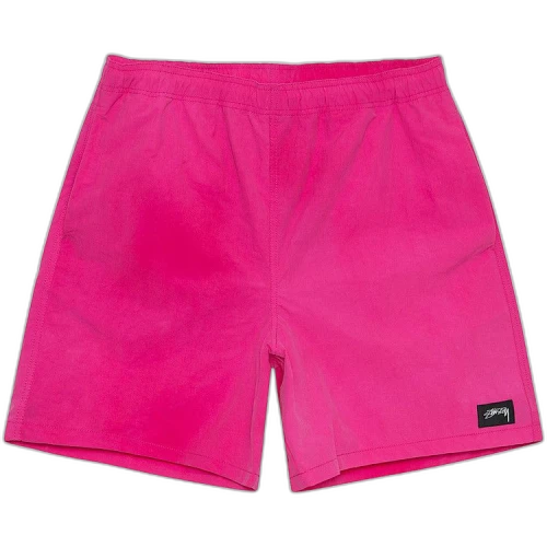 Stussy Wave Dye Nylon Short Fuchsia