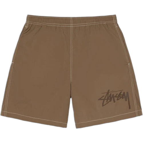 Stussy Big Stock Nylon Short 'Brown'