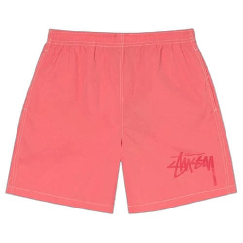 Stussy Big Stock Nylon Short Coral
