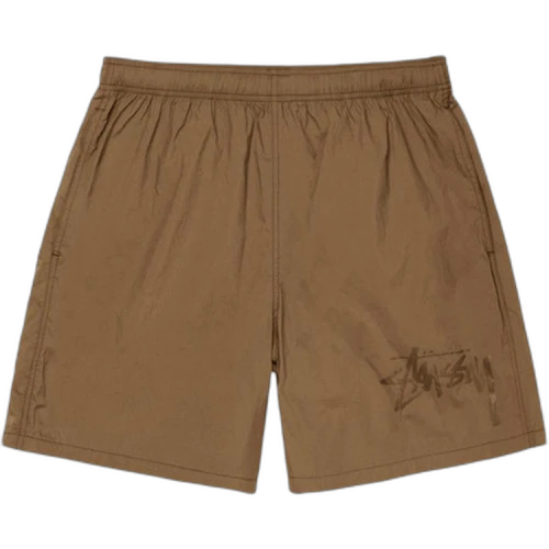 Stussy Big Stock Nylon Short Gold