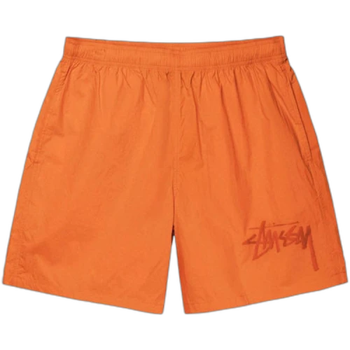 Stussy Big Stock Nylon Short Orange