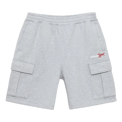 Stussy Sport Cargo Fleece Short 'Grey Heather'