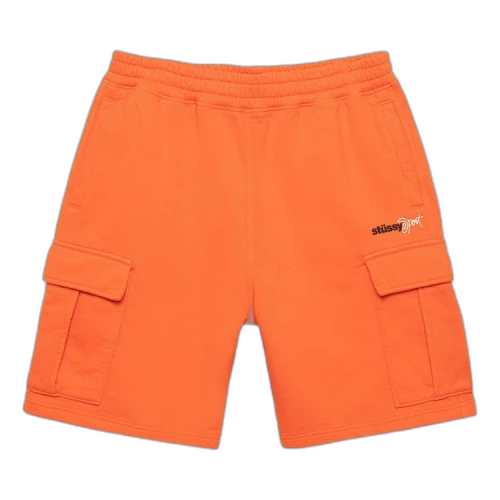 Stussy Sport Cargo Fleece Short Orange