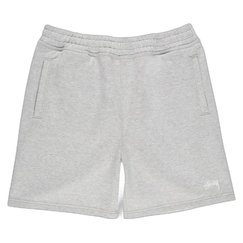 Stussy Stock Logo Shorts 'Grey Heather'