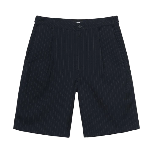 Stussy Stripe Volume Pleated Short 'Black'