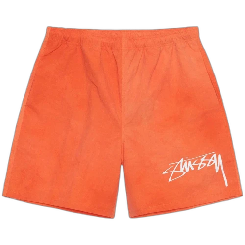 Stussy Wave Dye Nylon Short 'Persimmon'