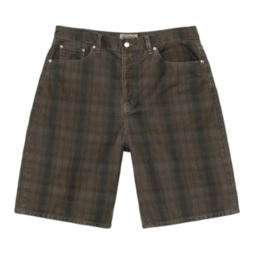 Stussy Big Ol' Canvas Plaid Short Olive