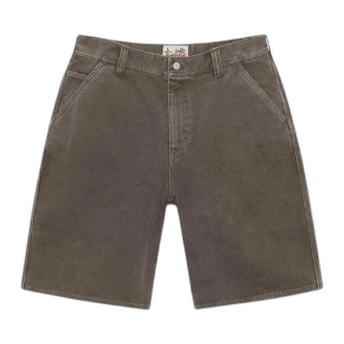 Stussy Washed Canvas Work Short Brown