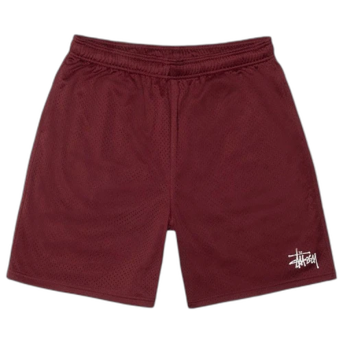 Stussy Basic Mesh Short 'Dark Red'