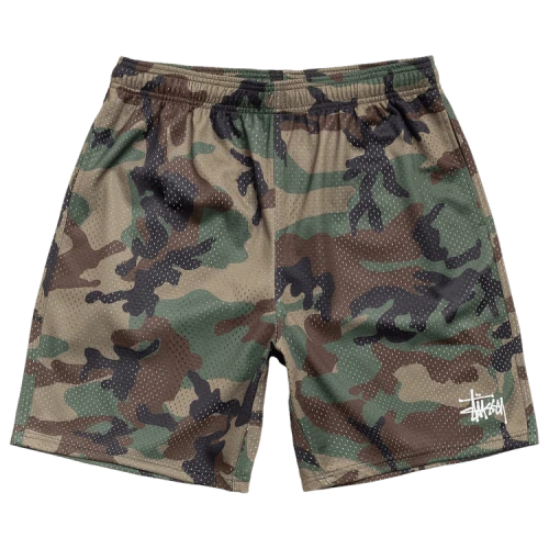 Stussy Basic Mesh Short 'Woodland Camo'