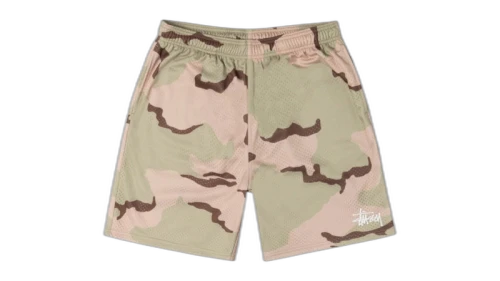 Stussy Basic Mesh Short Sand Camo