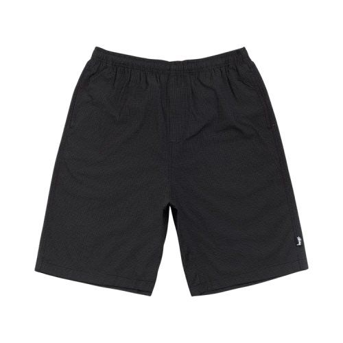 Stussy Baggy Seersucker Beach Short 'Black'