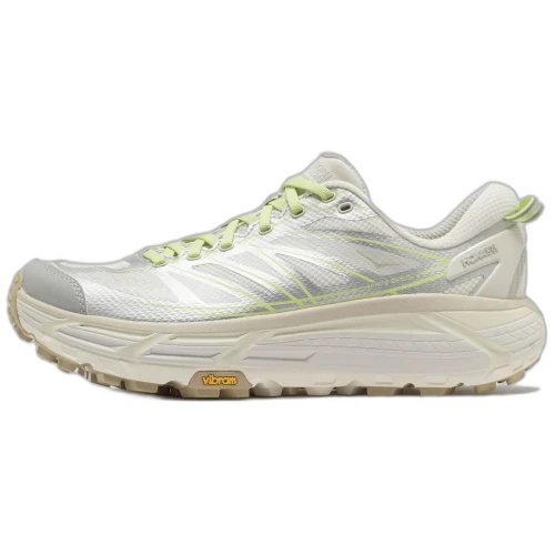 HOKA ONE ONE Mafate Speed 2 Trail Running Shoes Unisex Beige Silver