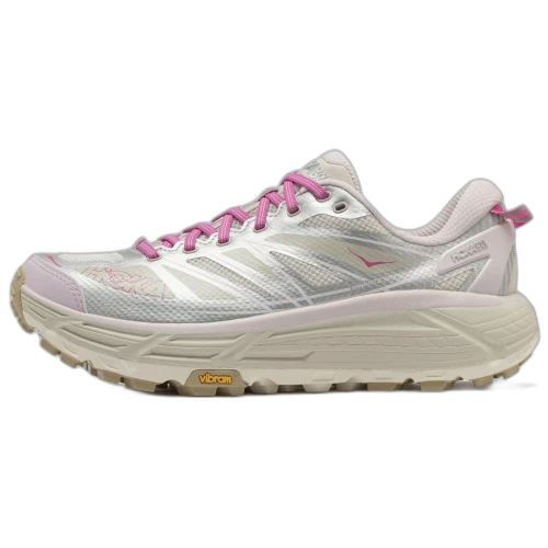 HOKA ONE ONE Mafate Speed 2 Trail Running Shoes Men's And Women's, Same Style Beige Silver