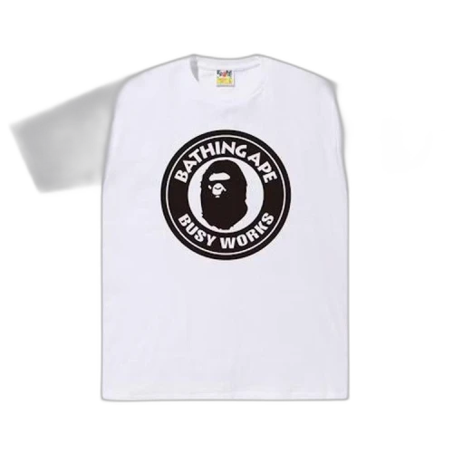 BAPE Bicolor Busyworks Tee 'White'