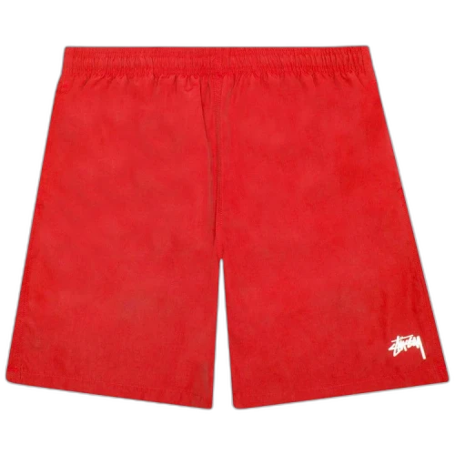 Stussy Stock Water Short 'Brite Red'