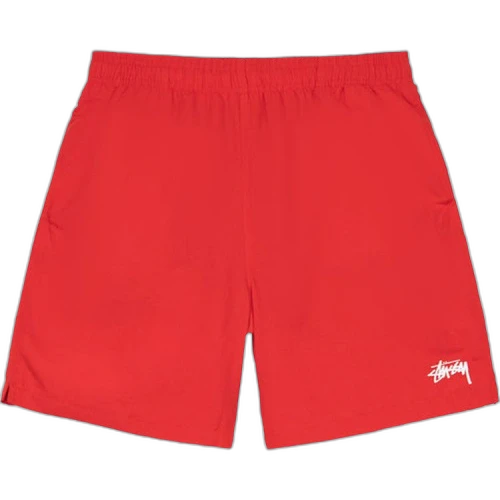 Stussy Stock Water Short 'Bright Red'