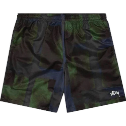 Stussy Dyed Plaid Water Short 'Green'